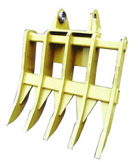 Excavator Rake